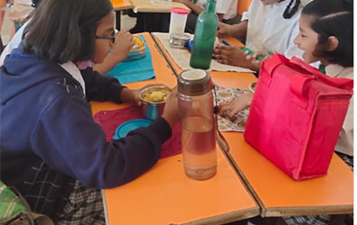 Organic farming learning at Delhi Secondary School